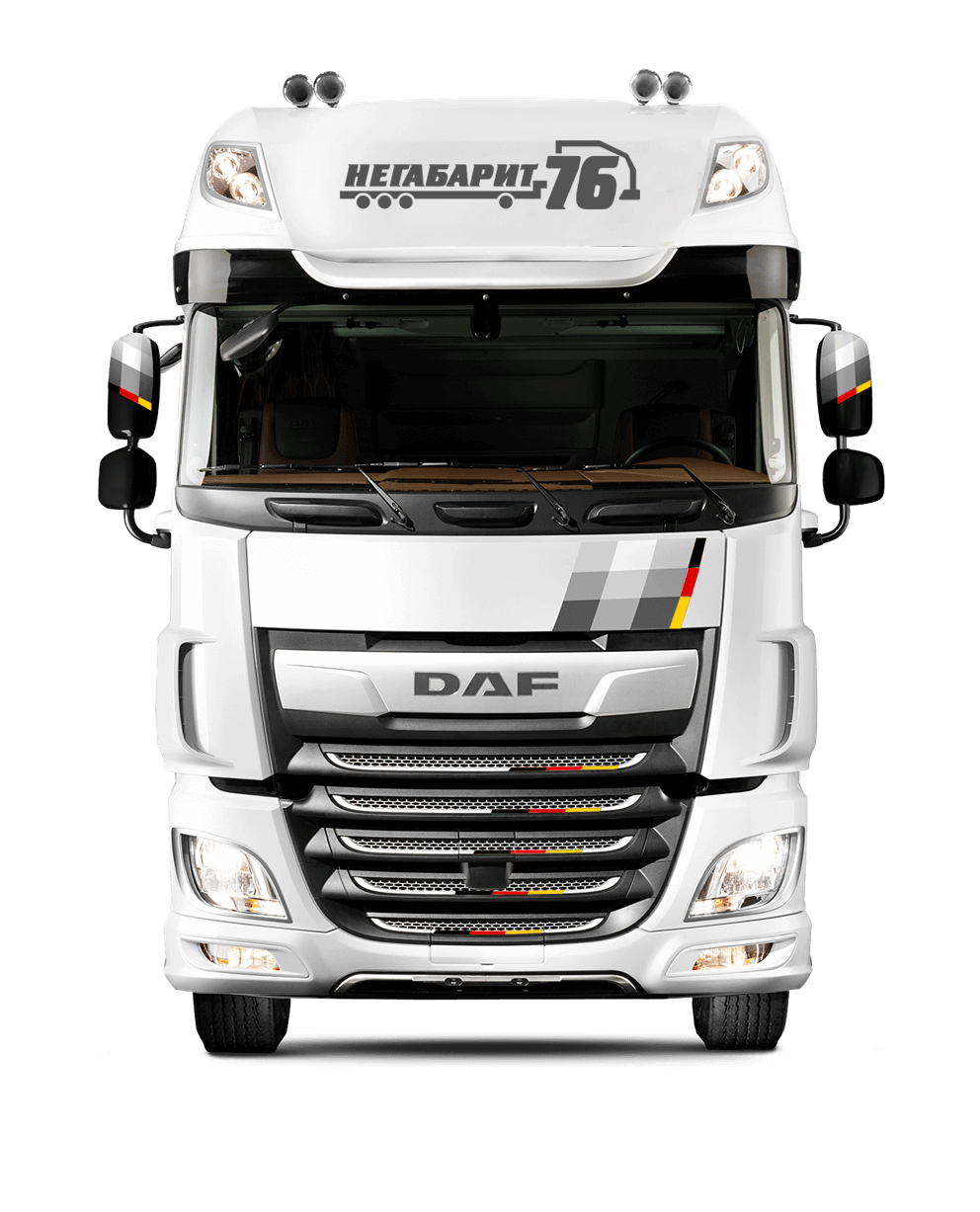 Седельный тягач Daf 105.510 (до 80 тонн) - Аренда спецтехники Ярославль,  услуги дорожной строительной спецтехники и автомобилей